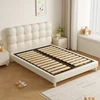 Nordic Modern Childrens Bed Girls White Comferter Loft Bed Princess Luxury Cama Infantil Bedroom Furniture 5