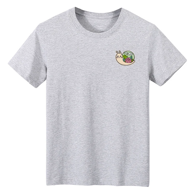 

Snails Graphic Tees Women Cute Funny T-Shirts Vintage Fashion T Shirts Tops