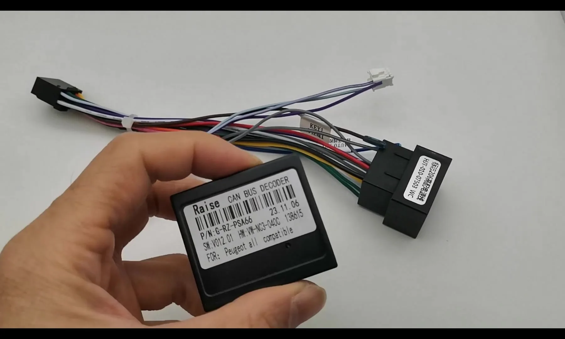 CAN Bus ISO Wiring Harness, SWC Retention VAN Protocol, Plug&Play