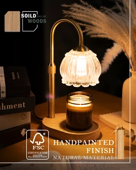 Gold Candle Warmer Lamp 1