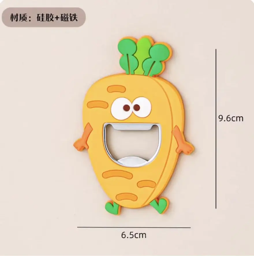 Multi functional refrigerator bottle opener