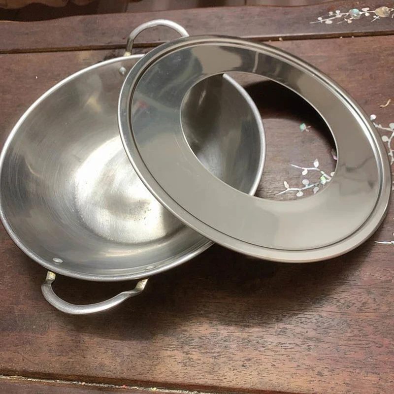 24cm/26cm Thickened Gasket Steamer Plate Bamboo Steamer Wok Milk Pot Casserole Soup Pot Special Steam Plate Ring Base