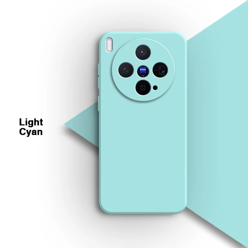 Premium Liquid Silicone Phone Case with Camera Protection - Soft, Fashionable Luxury Back Cover