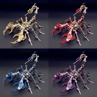 Microworld 3D Metal Puzzle Games Devils Scorpion Model DIY Assemble Colorful Animal Jigsaw Toys Christmas Gifts For Kids Teen 1