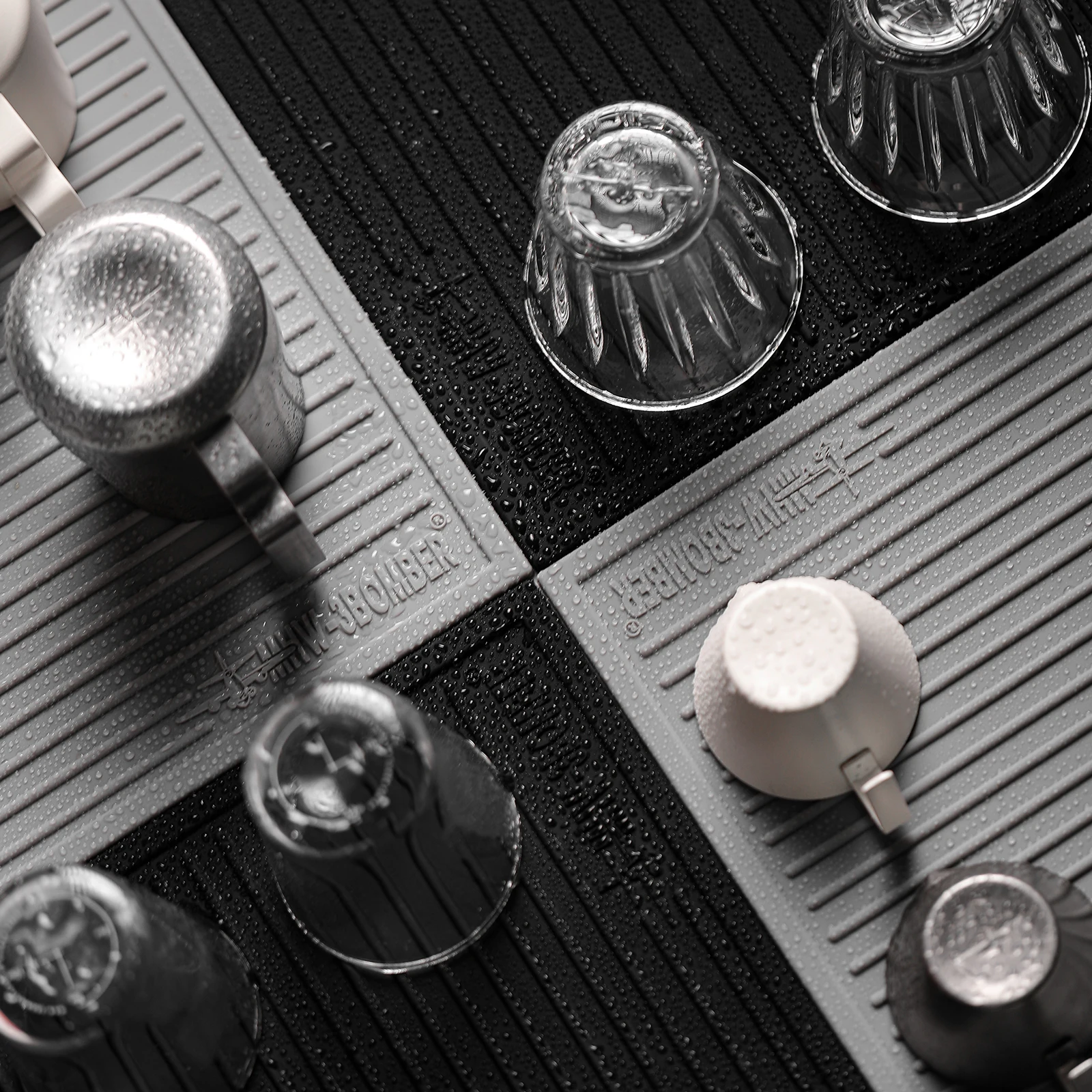 MHW-3BOMBER حصيرة تجفيف الأطباق المصنوعة من السيلي...