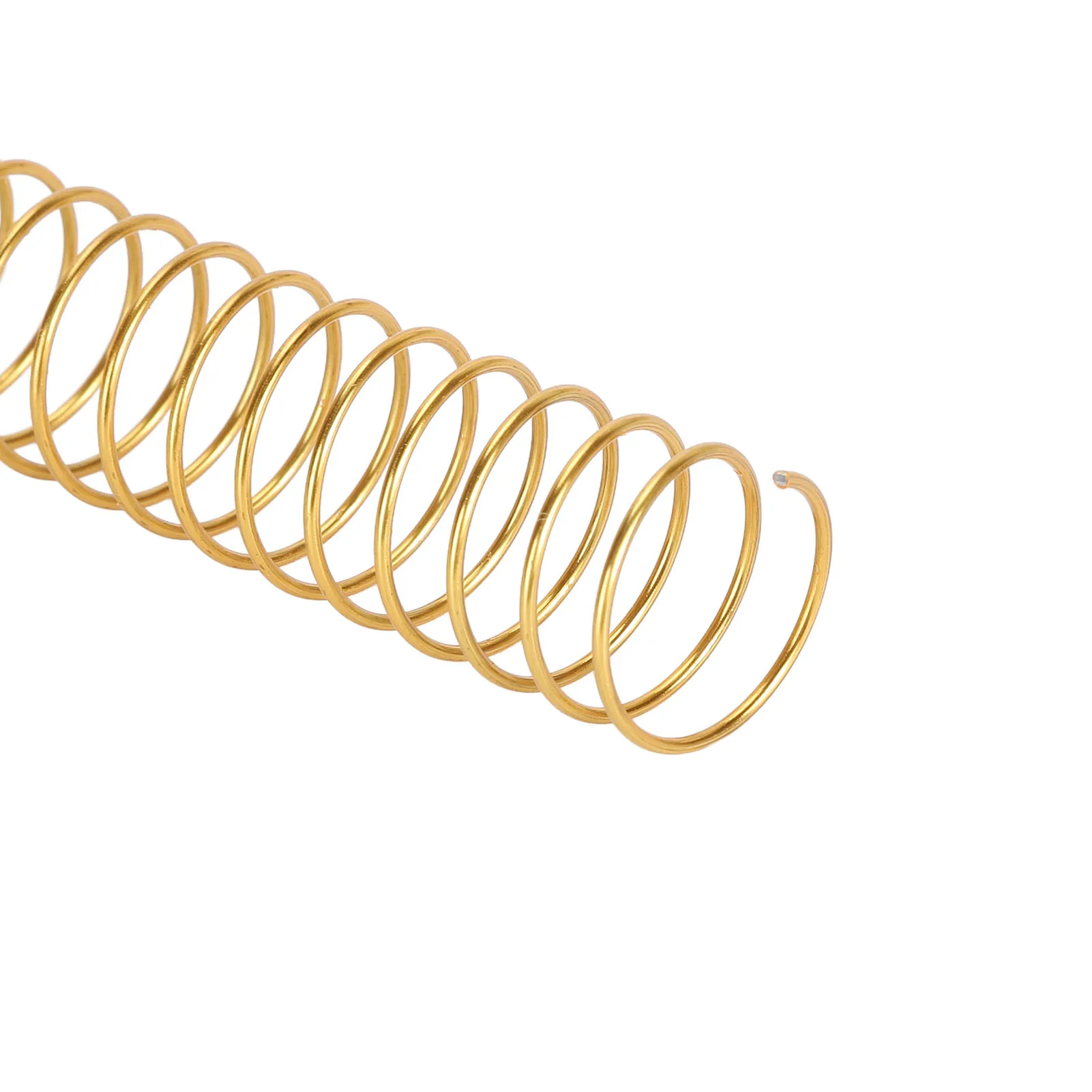 100개 스파이럴 바인딩 코일 170매 용량 스파이럴 바인딩 코일 19mm 직경 48개 톱니 4:1 피치 세트 키트 A4용