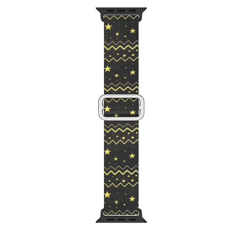 Weihnachtsarmband für Apple Watch Band Serie 11/10/9/8/SE/Ultra 49 mm 46 mm 42 mm 45 mm 41 mm 44 mm 40 mm elastisches Nylonarmband Correa – Detail 3