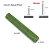 Cat Scratching Post Replacement Sisal Tree Refill Pole with M8 Screw Sisal Scratch Post Replacement Parts and Extension Post 6