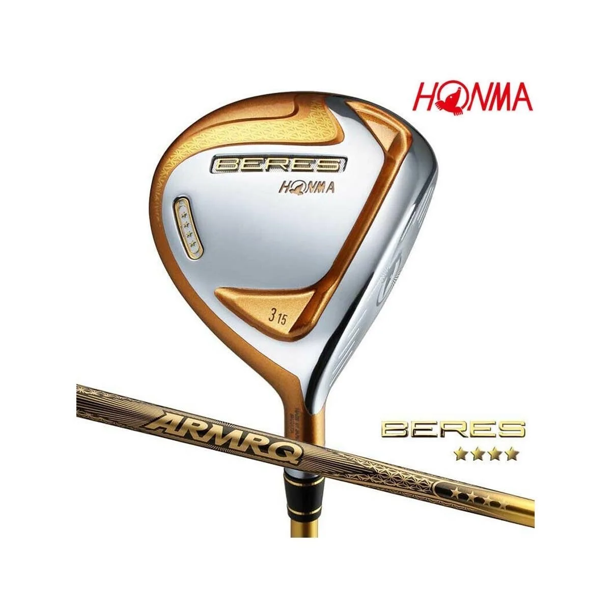 Brand new 4-star honma BERES S-07 fairway wood No. 3, No. 5, graphite body,  with club head cover. - AliExpress