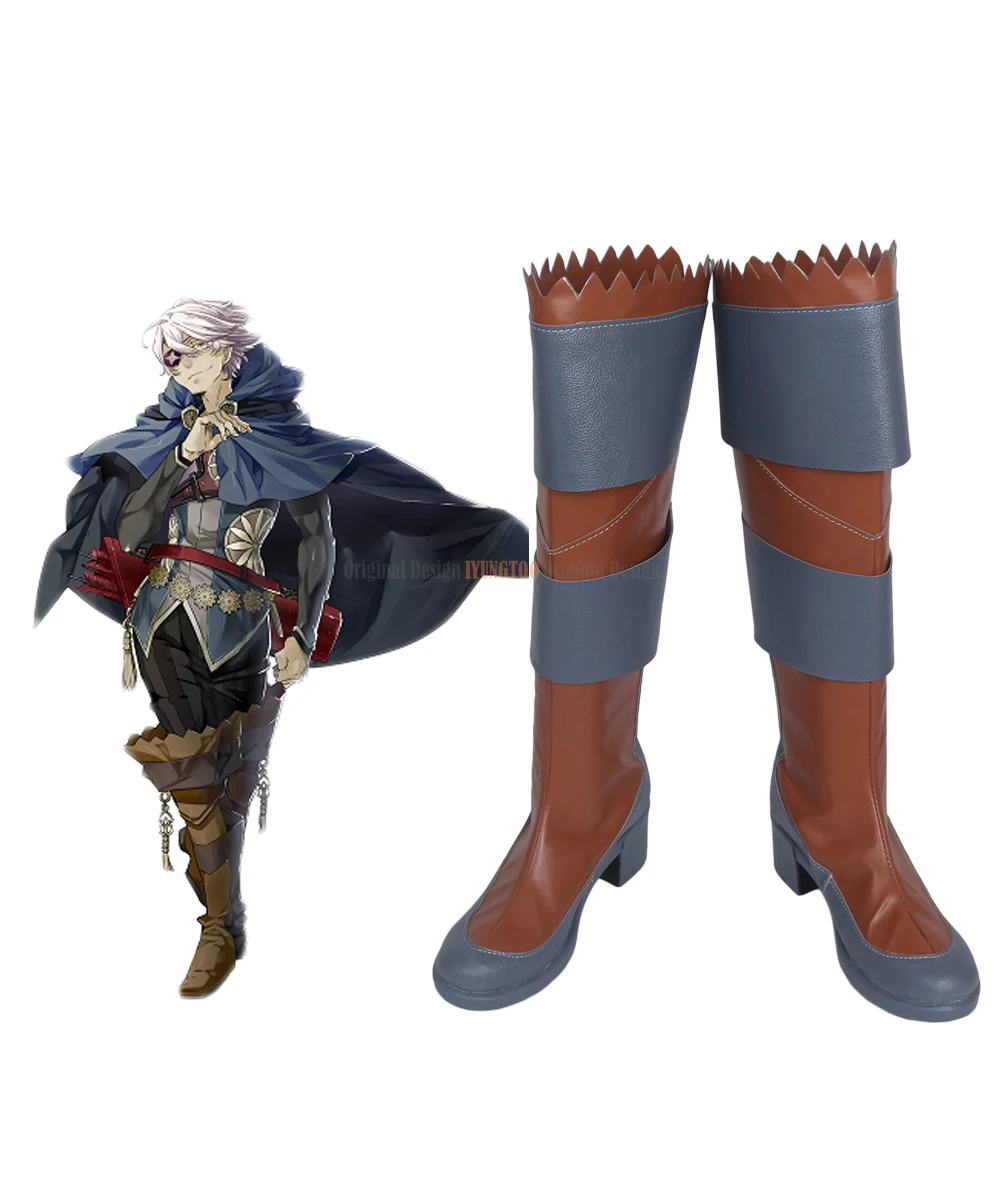 Nils Scarpe Cosplay Fire Emblem Nils Cosplay Stivali Scarpe Su Misura Scarpe Da Indossare Unisex