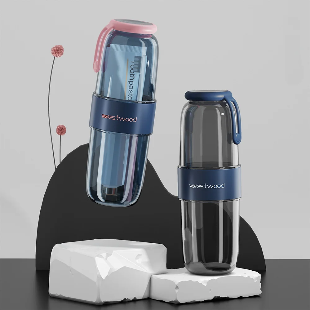 Sealed Luxury Travel Wash Cup Wash Set Toothbrush Cup Portable Mouthwash Cup
