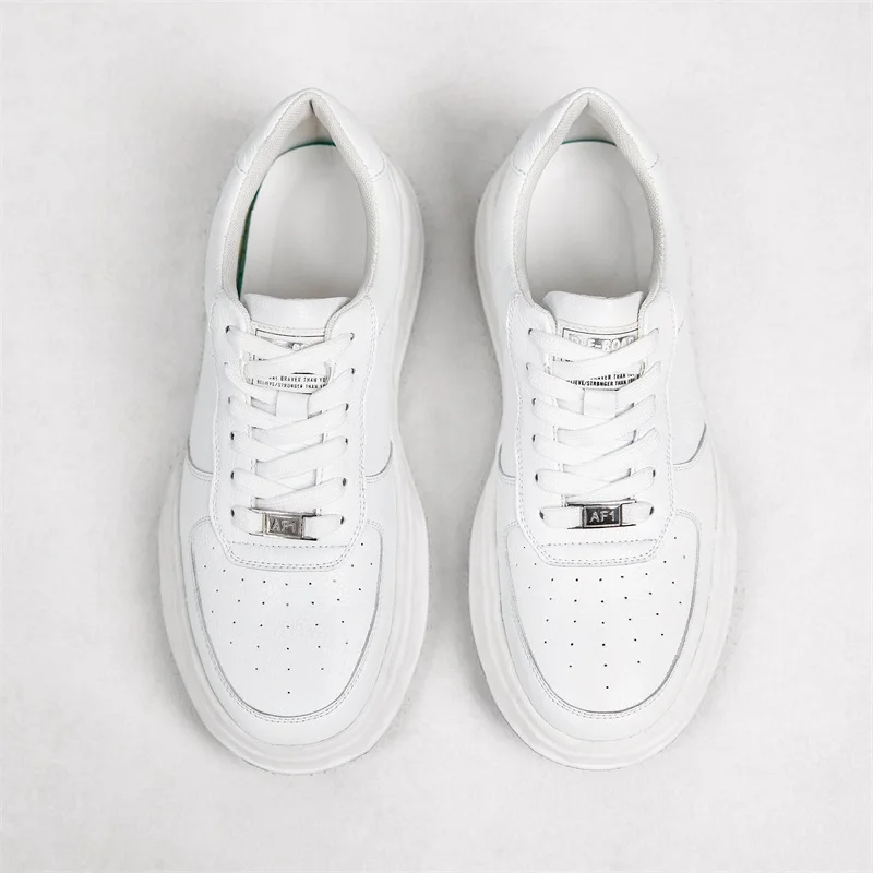 

New Trend Young Boy Casual Shoe Comfortable Man Leather Casual Sneakers Fashion Walking Shoes Mens Brand Lace Up Footwear Man