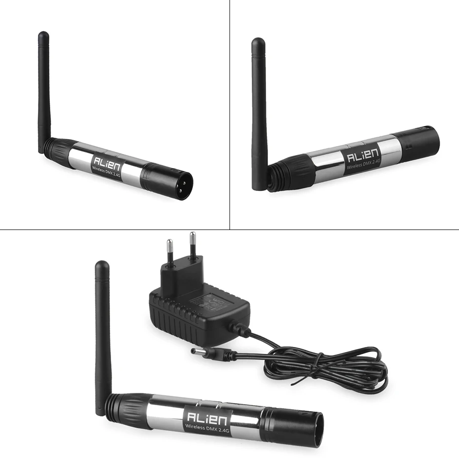 ALIEN DMX 512 Dfi DJ Disco 2.4Ghz Wireless Transmitter Receiver 400M Controller for Party Music Club DMX LED Stage Laser Lights dmx controller dmx receiver