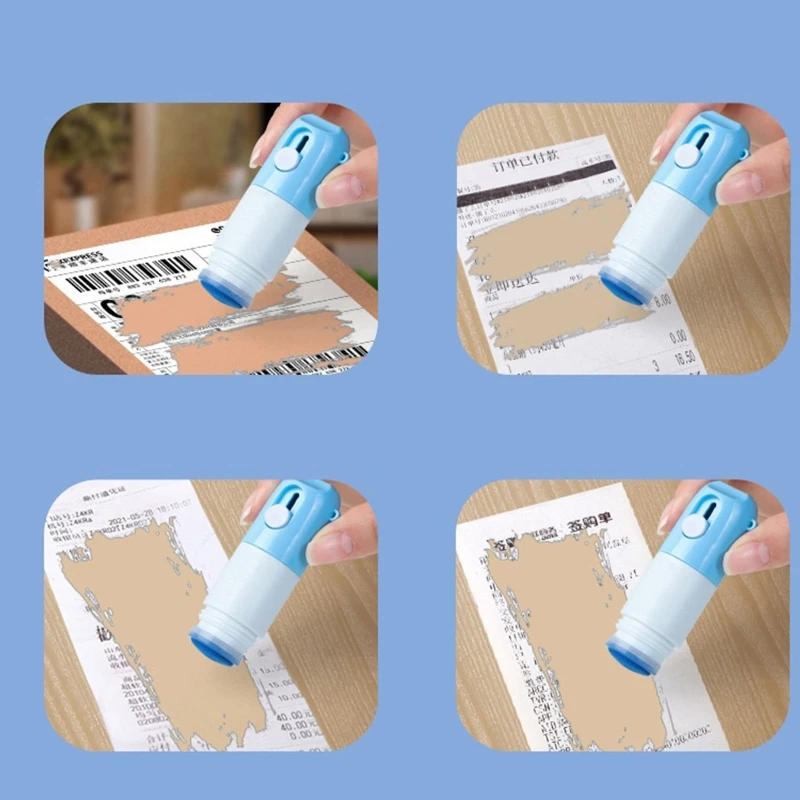 Thermal Paper Data Protection Fluid Privacy Protector Parcel Opener Parcel Stamp Corrector Font Erasing Correction Fluid