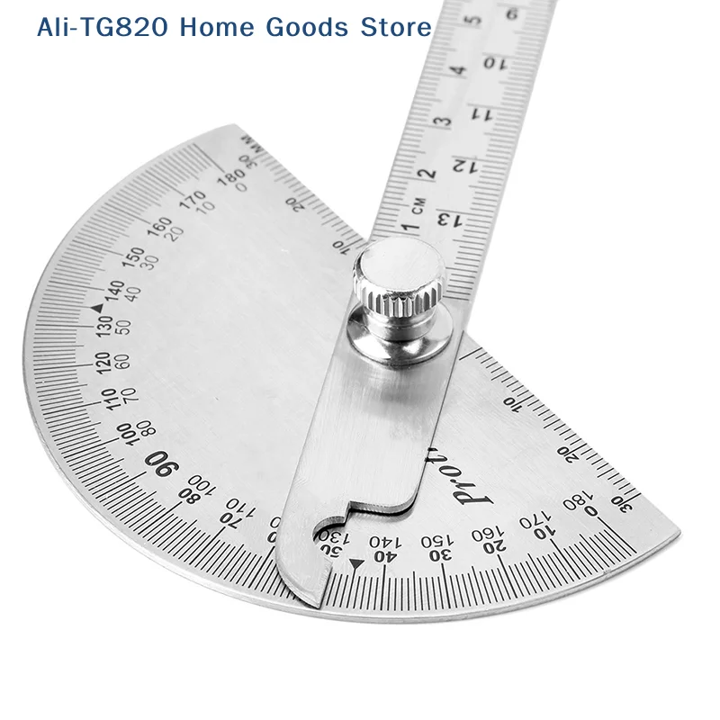 [TG820]15cm 180도 조절 가능한 각도기 다기능 스테인레스 스틸 각도자
