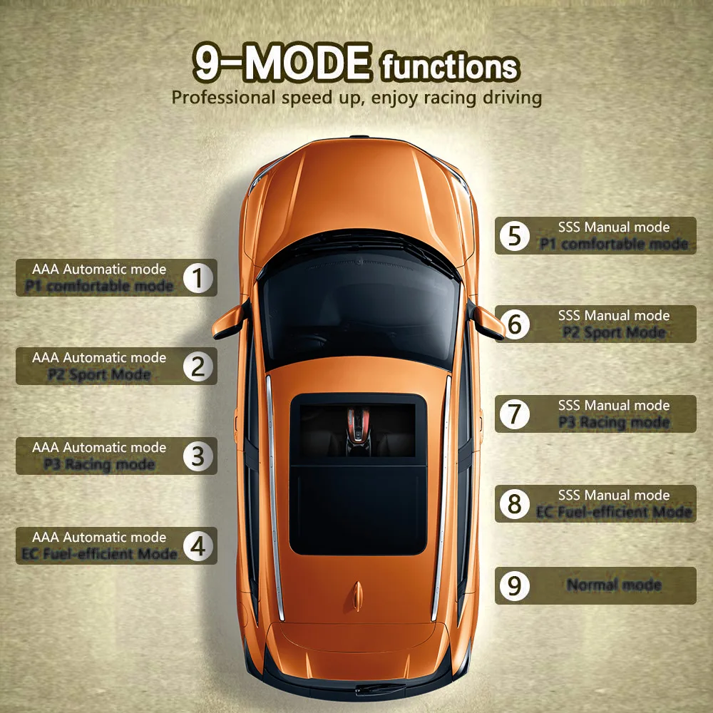 Racing Accelerator Potent Booster 9 Drive 5 Modes Throttle Response Controller Tuning Parts Accessory Plug Play throttle controller