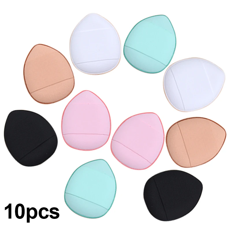 Mini Finger Puff Makeup Applicator Set - Foundation, Concealer, and Powder Sponge Tools