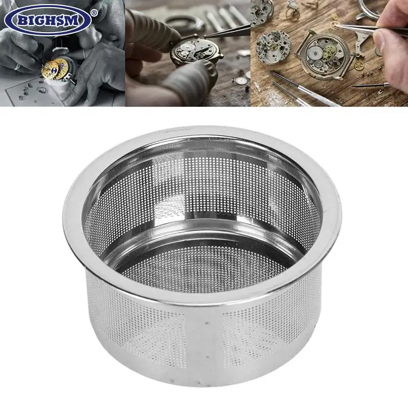 

Корзины для чистки деталей часов, Эффективная очистка, портативные детали для часов из нержавеющей стали, сетчатый держатель, корзина для ювелирных изделий