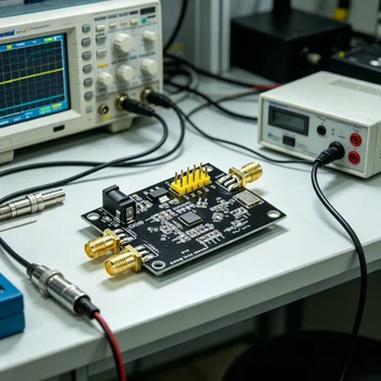 Modulo Sintetizzatore di Frequenza ADF4351 2.2G-4.4G Onda Sinusoidale 35M-2.2G Uscita Onda Quadra per Debugging e Test di Circuiti Wireless