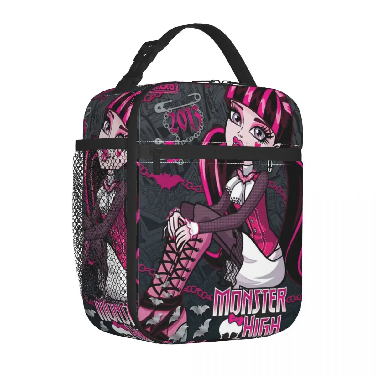 Borsa Termica Per Borse Da Pranzo Ad Alto Isolamento Draculaura Monster Lunch Container Ad Alta Capacità Tote Lunch Box Uomo Donna Office Travel