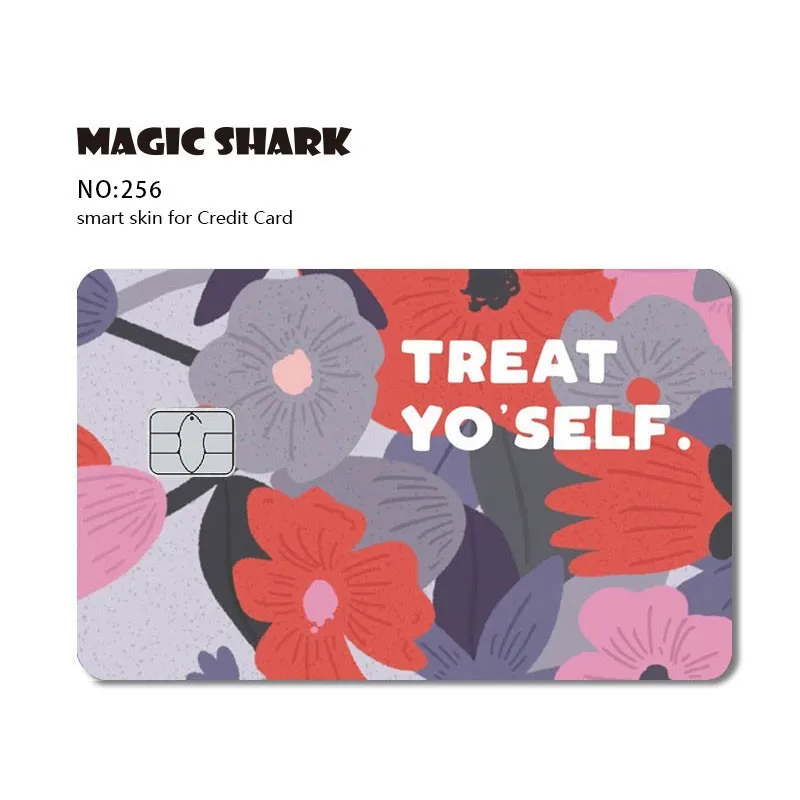 Hot Sale Anime Cartoon PVC Film Sticker Cover Case for Small Chip Credit Debit Card Front Side 3