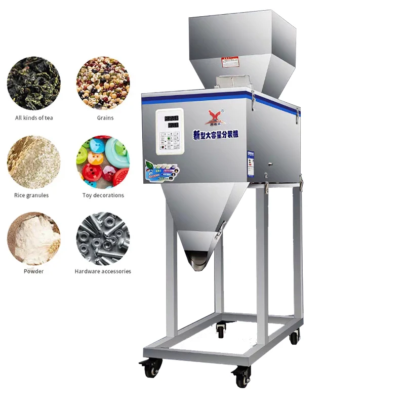 

Vertical Granular Powder Filling Machine Single Head Racking Machine Particle Grain Flour Spice Coffee Powder Weighing Filler