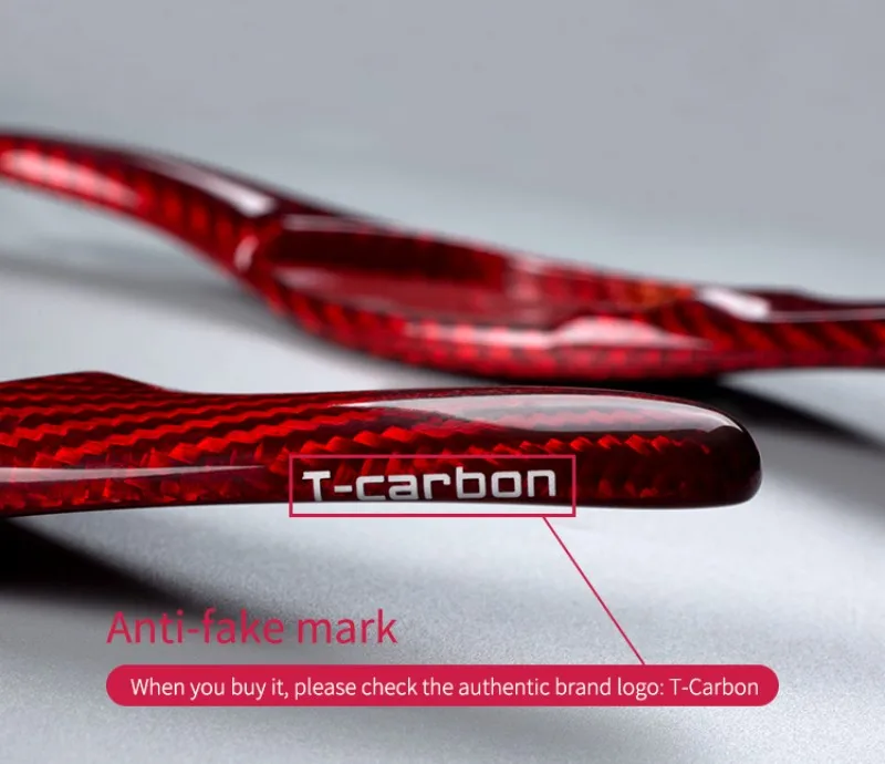 T-carbon Steering Wheel Paddle Shift For Toyota Reiz Camry Corolla Ralink Carbon Firber Styling Accessories Paddle Shifter