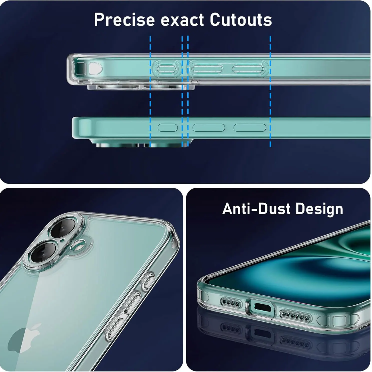 Luxury Ultra Thin Transparent Silicone Phone Case - Soft Protective Back Cover