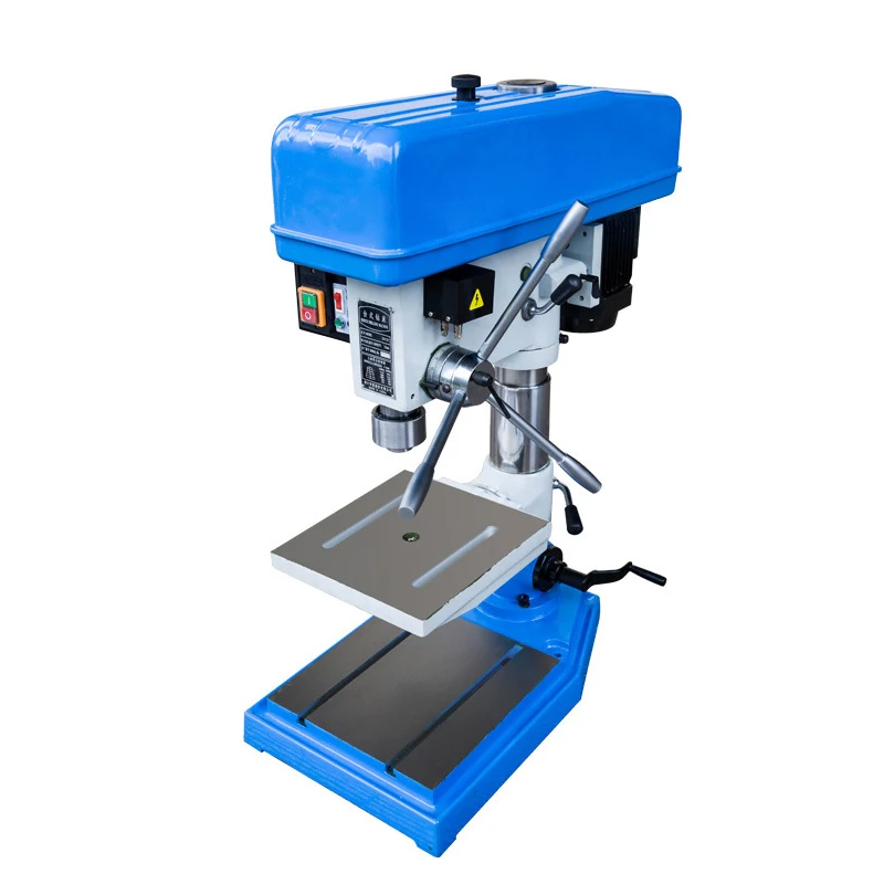 

Hot Sale Benchtop Type 5 Speed Pulley Drive Drill Press 13mm Chuck Bench Drilling Machine Good Quality Free After-sales