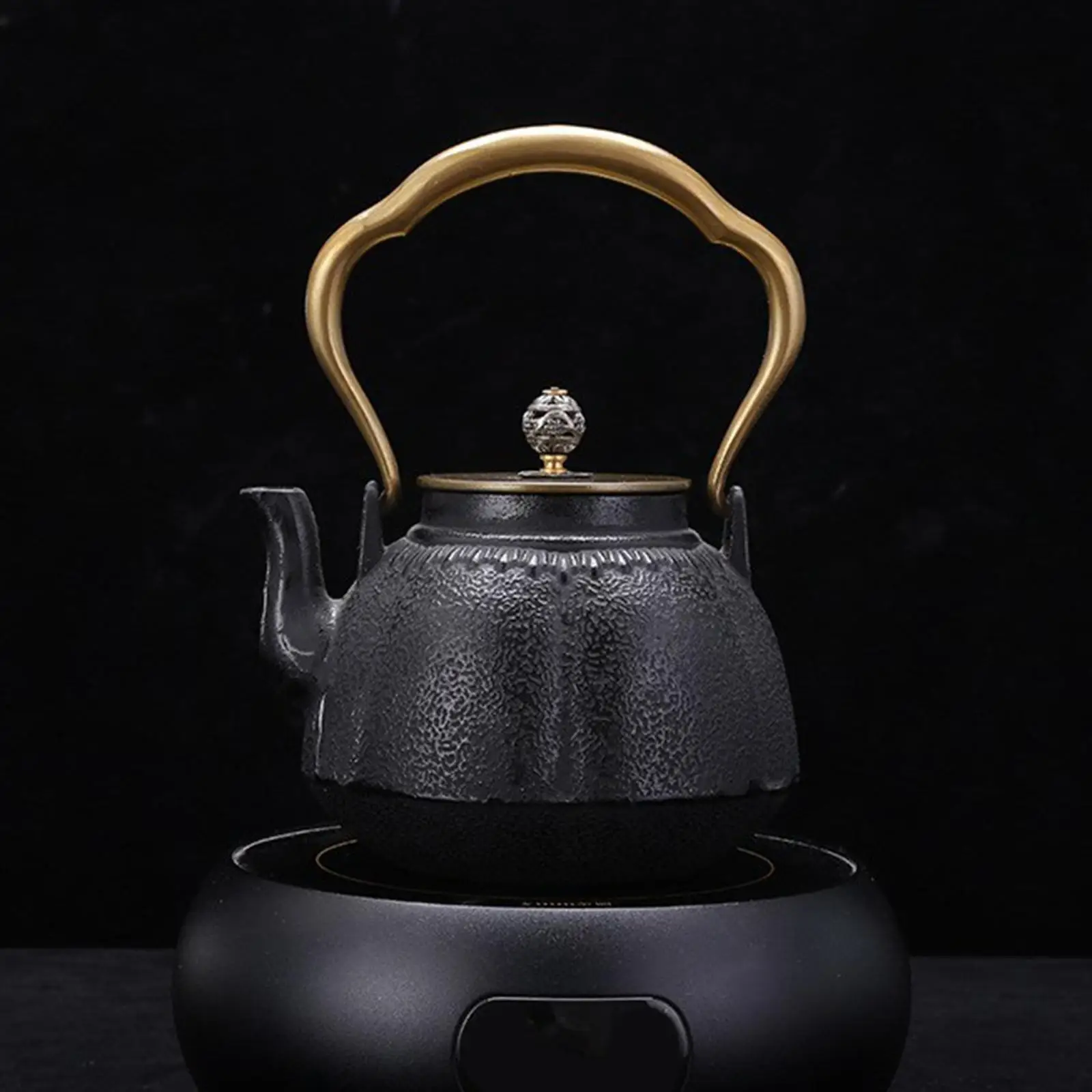 Cast Iron Tea Kettle Tea Set Tea Ceremony Supplies Chinese Style Large Capacity Housewarming Gifts 1.2L Family Use Iron Teapot Cast Iron Tea Kettle Tea Set Tea Ceremony Supplies Chinese Style Large Capacity Housewarming Gifts 1.2L Family Use Iron Teapot