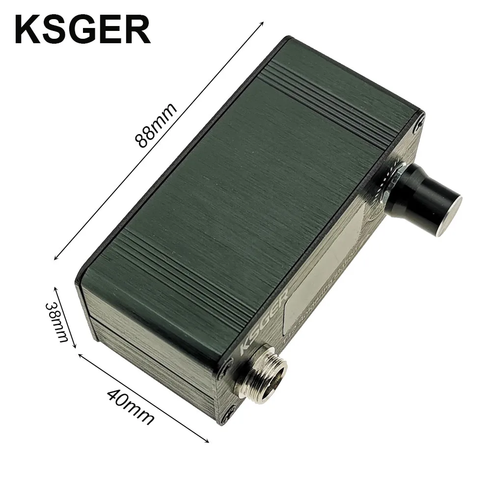 KSGER T12 V3.1S 납땜 스테이션 DIY 미니 STM32 OLED 컨트롤러 핸들 알루미늄 합금 케이스 용접 도구 빠른 가열