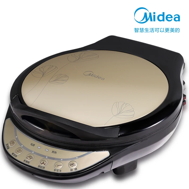 

Электрическая сковорода для выпечки Midea 220 В/600 Вт, автоматический контроль температуры, Автоматическое отключение питания, кастрюля для торта, домашняя антипригарная сковорода
