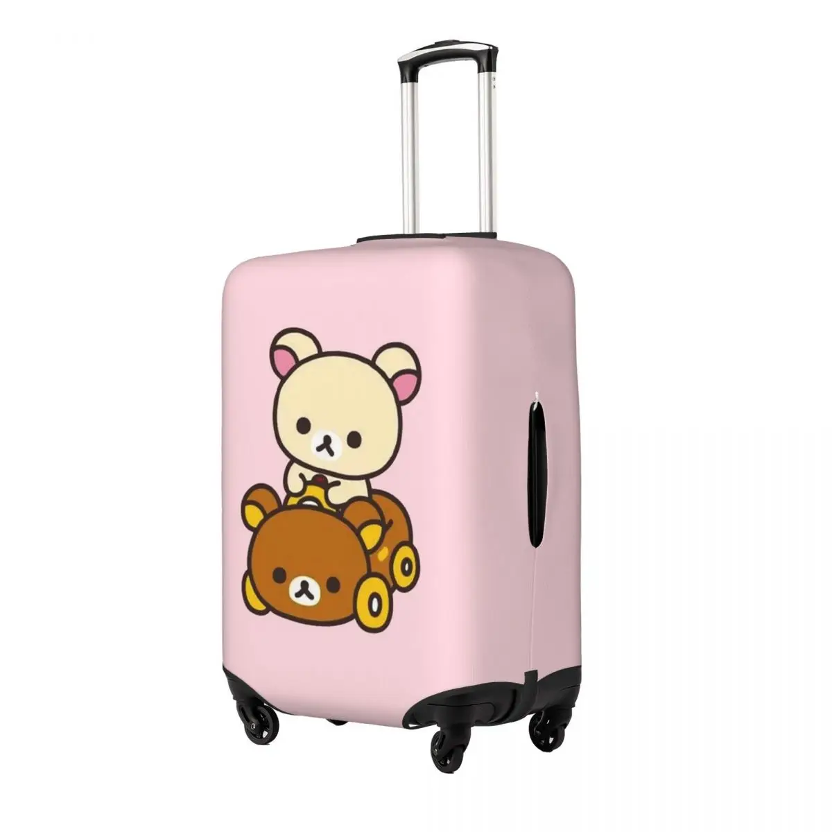 Korilakkuma Rilakkuma 자동차 가방 커버 보호 18-32 인치 용 탄성 여행 수하물 보호 커버