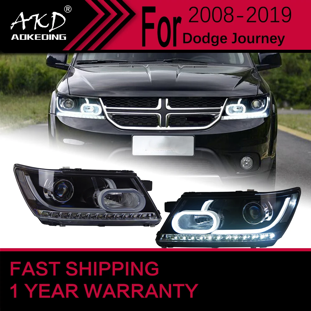 

Автомобильные фары для Dodge Journey светодиодный передние фары 2009-2015 JCUV передние фары Drl Проекционные линзы автомобильные аксессуары