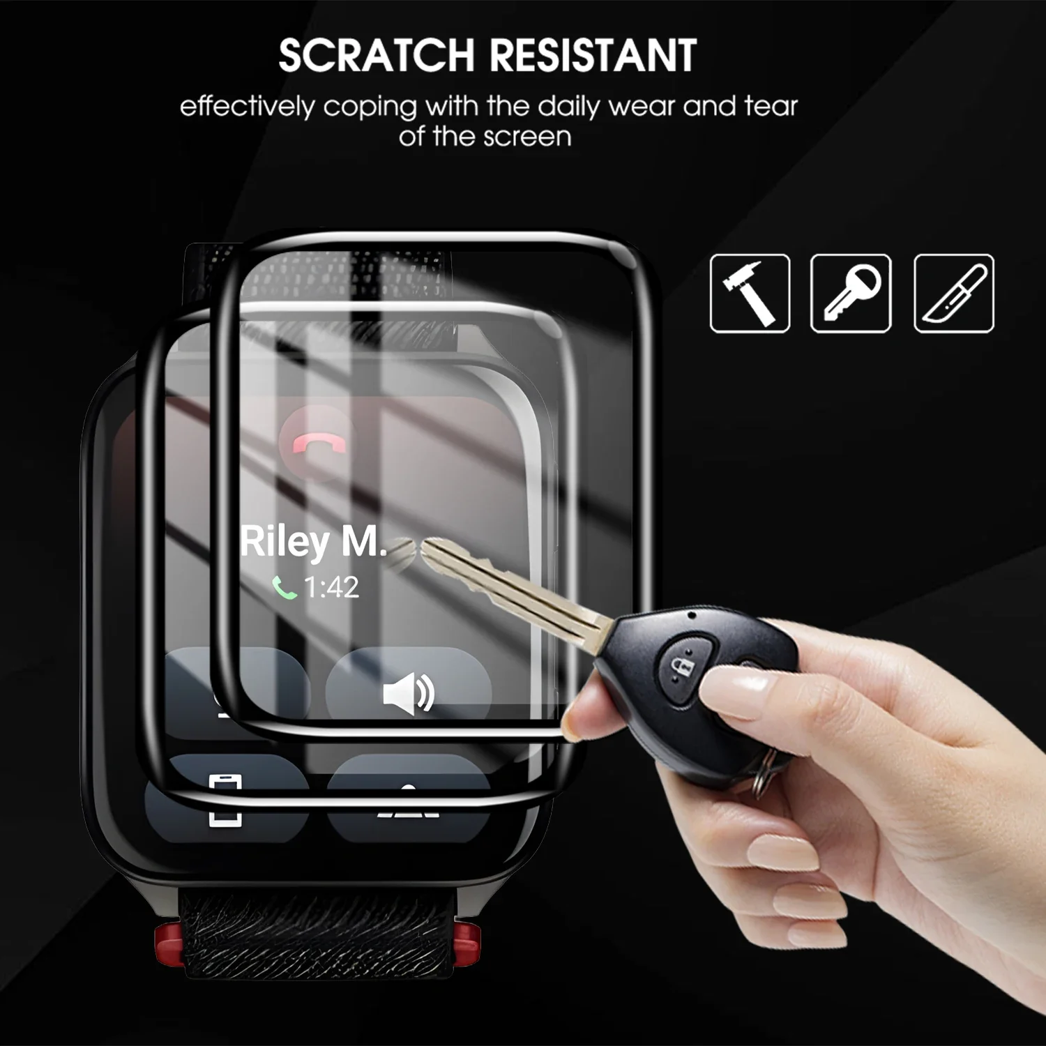 Ultra-Clear 3D Curved Edge Screen Protector with Full Coverage and Anti-Scratch Film
