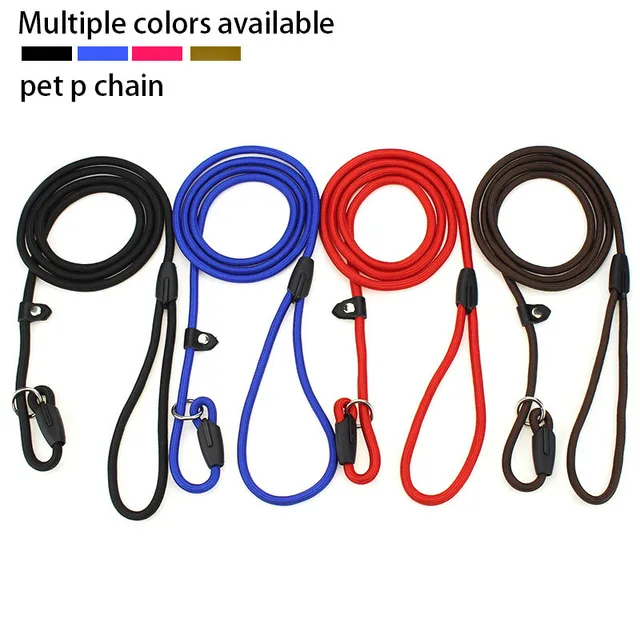 Sa57019b6715c4e79b3d6c34772409b0fF.jpg Quality Pet Dog Leash Rope Nylon Adjustable Training Lead Pet Dog Leash Dog Strap Rope Traction Dog Harness Collar Lead