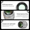 Brightin Star 35mm F0.95 Large Aperture APS-C Manual Focus Mirrorless Camera Lens for Sony E Nikon Z Fuji X for Canon RF EF-M 4