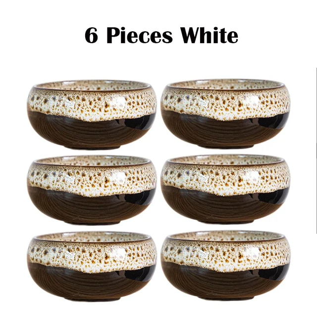 6 Piece white