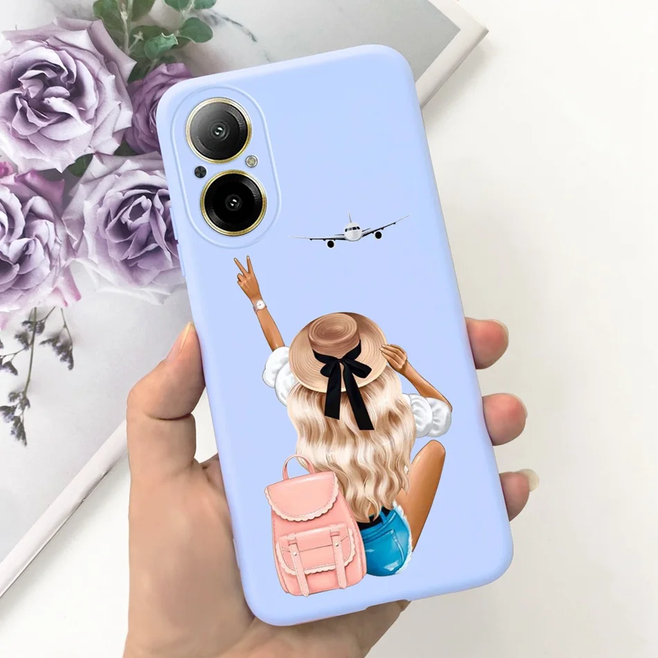 Fashion Moon Pattern Soft Silicone Protective Back Cover