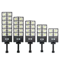 New Solar Double Row Street Light Integrated Induction Garden Light Street Stall Night Market New Rural Outdoor LED Lighting Hot 1