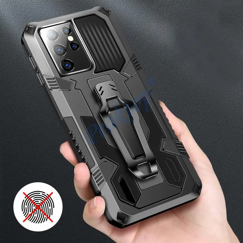 Custodia Funda Per Samsung Galaxy S21 Ultra A52 A72 5G A32 S20 Fe Nota 20 M51 A51 A71 Clip Posteriore Coque Custodia Protettiva Per Telefono