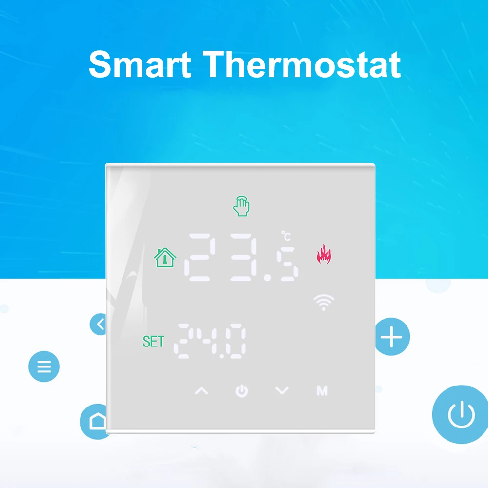 Minco Home Smart WiFi Thermostat Temperature Controller for  Water/Electric/Gas Boiler Heating Work with with Google Alexa - AliExpress