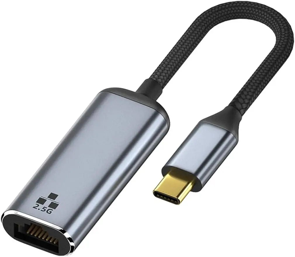기가비트 이더넷 어댑터, 윈도우즈, 안드로이드용 네트워크 어댑터, C타입-RJ45 2.5G, USB C-이더넷 어댑터, 10 100 1000 2500Mbps