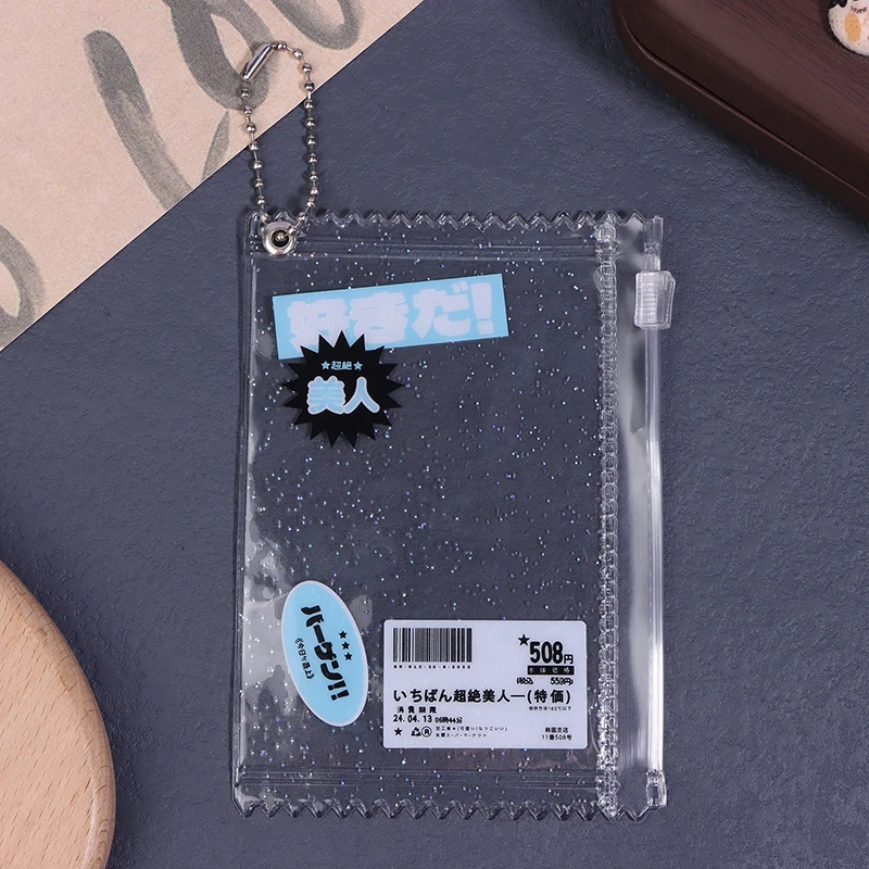 1 قطعة 3 بوصة شفافة كيس الحلوى Kpop حافظة بطاقات م...