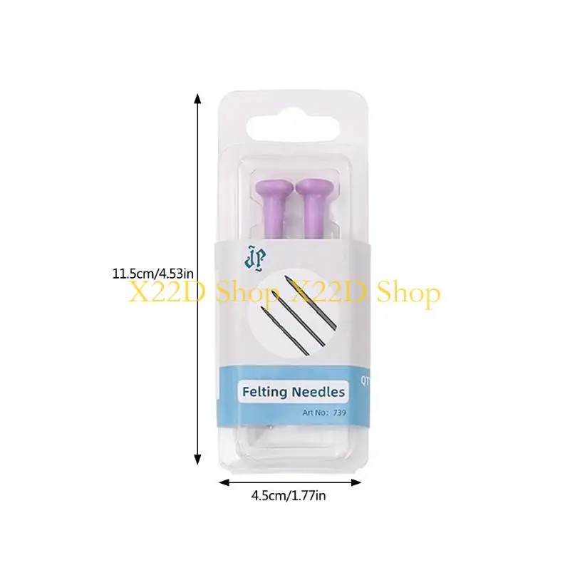 X22D 6Pcs 양모 Felting 바늘 편안한 그립 바늘 Felting 공급 초보자 전문 Felting 양모 프로젝트