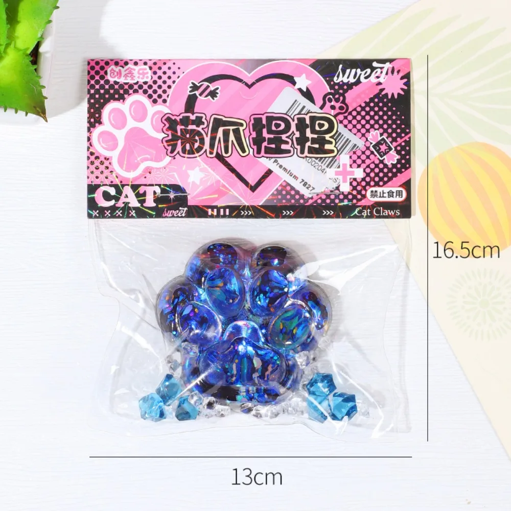 2 Zampe Di Gatto Squishy Giganti - Antistress Morbido E Paffuto, Giocattolo Fidget Kawaii Per Alleviare Ansia E Stress - Regalo Perfetto Per Bambini E Adulti (Rosa + Verde)