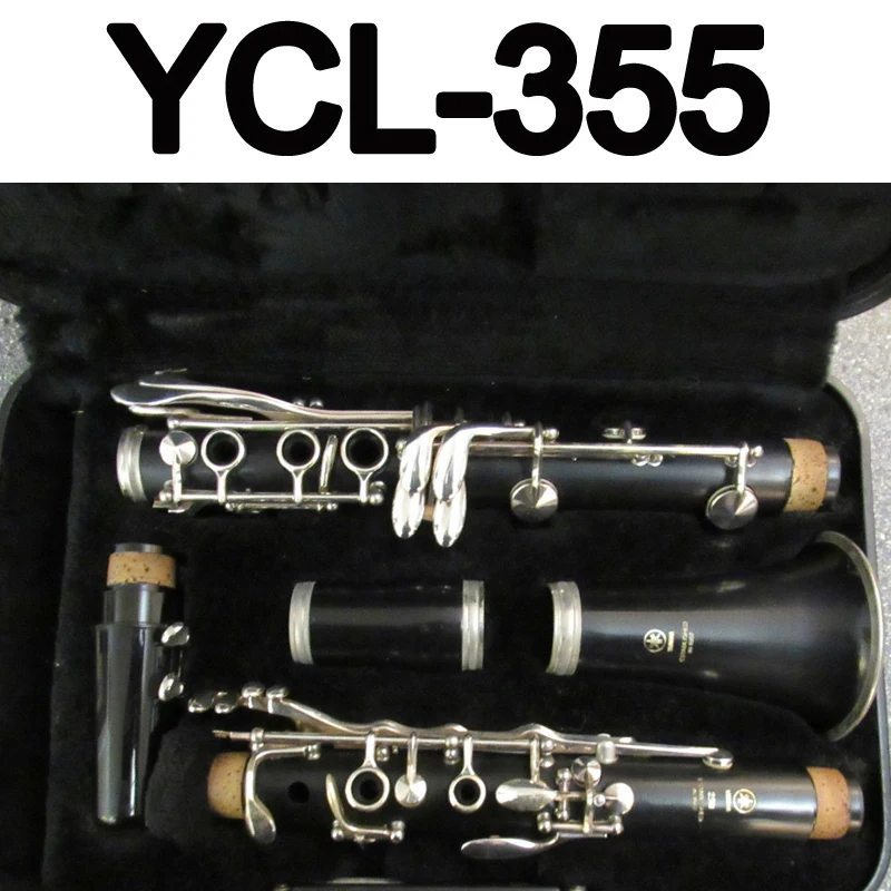 De Xin Professional Bb Clarinet 355 Bakelite Clarinets Nickel Silver Key Musical Instruments Case Mouthpiece Reeds Accessories
