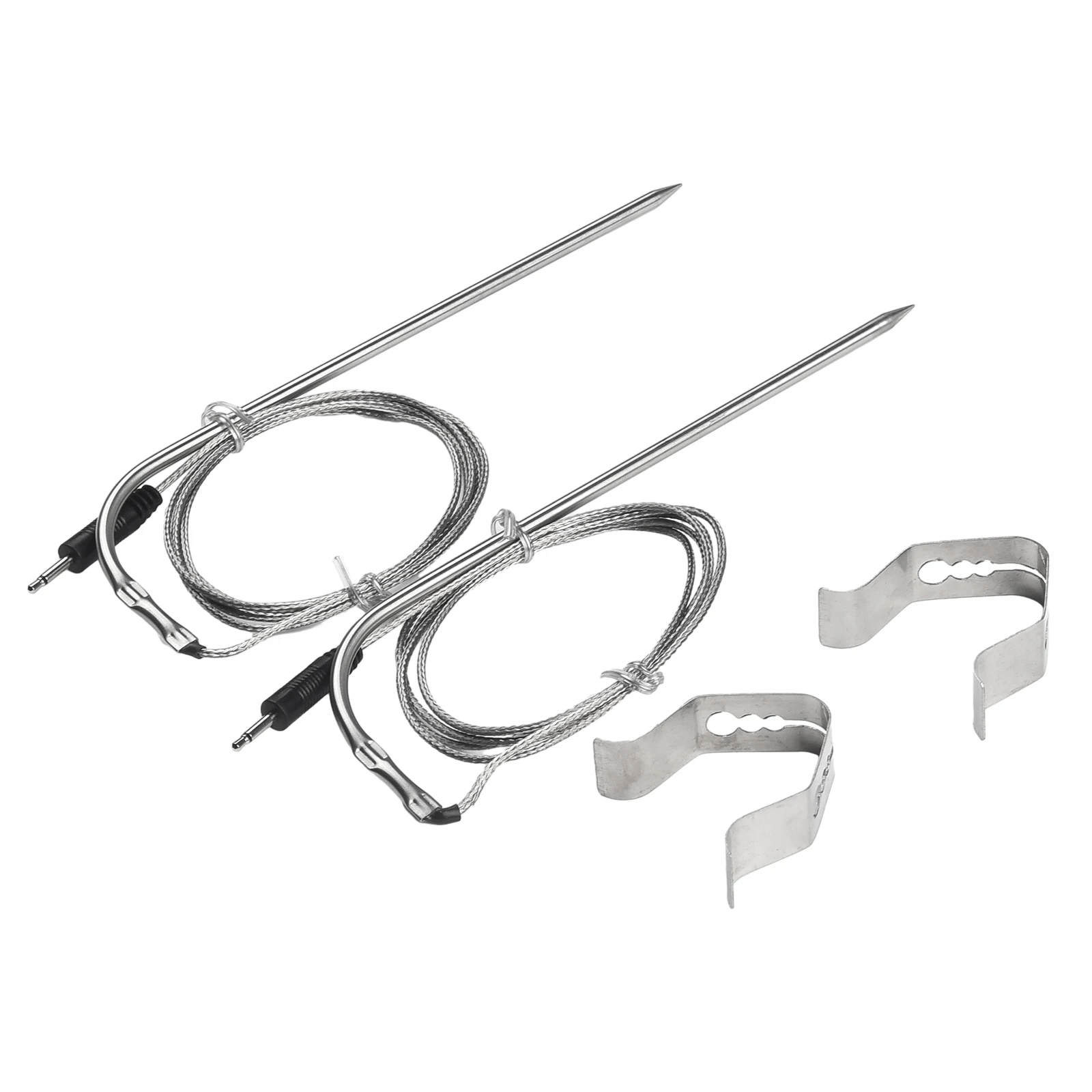 Practical Meat Probe Sensor Probe Clip Replacement Stainless Steel Digital Control For PitBoss Kitchen Outdoor 3