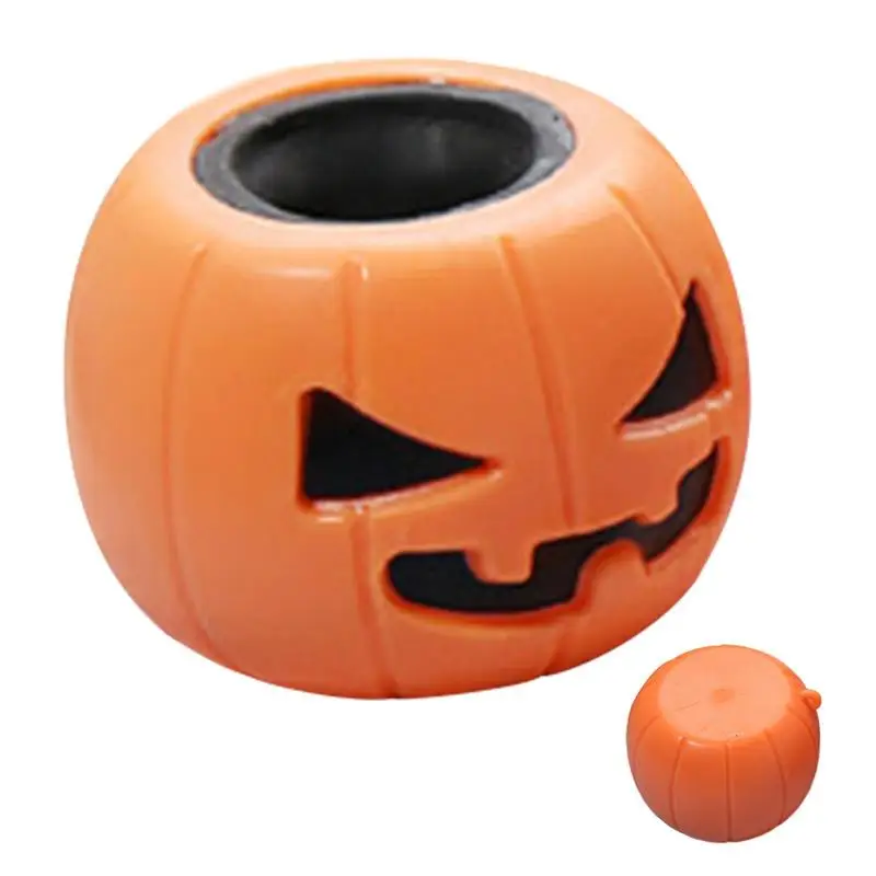 

Pumpkin Squeeze Toy Pumpkin Head Relieve Stress Fidget Toys Soft Safe Smooth Halloween Squeeze Pumpkin Ghost Toys For Party