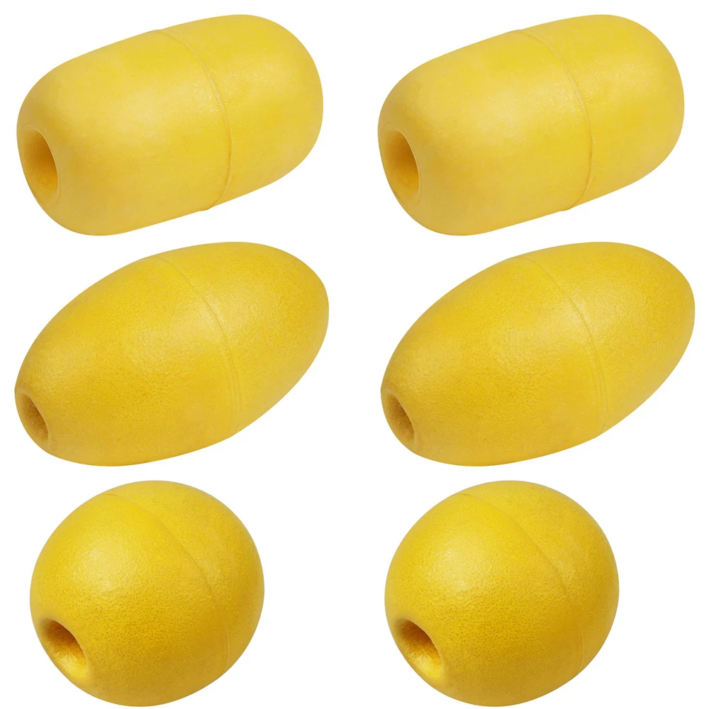 

6Pcs Fishing buoy float Deep Water Net Foam Floats Crab Pot Markers Drift Anchor Rope Float Buoy for Kayak Anchor Line Boats